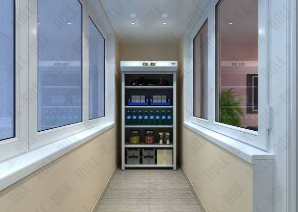 Металлический роллетный шкаф ROLL-BOX SIMPLE 10.06.3.V1