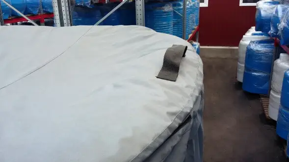 Емкость T 5000л синяя с утеплением и поддоном