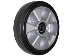 Колесо рулевое резиновое для рохли 180 мм