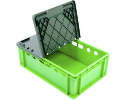 Пластиковая крышка складная 600х400х20 мм