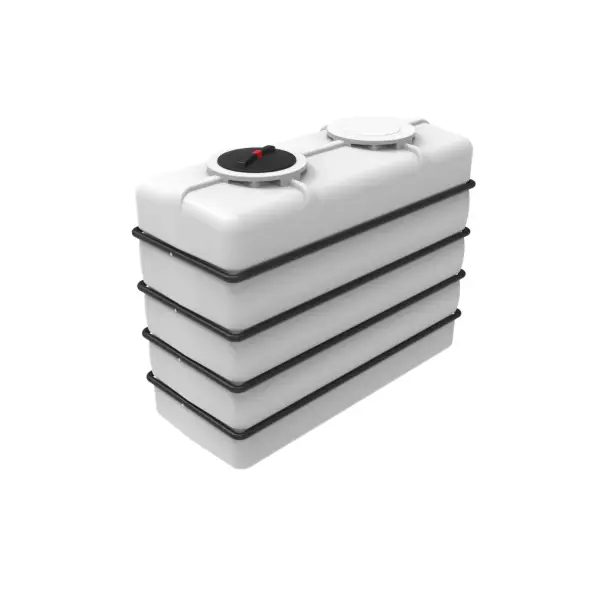 Емкость K 3000л белая в обрешетке