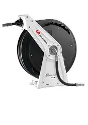 Катушка с одной алюминиевой опорой для консистентной смазки, 10 м х 3/8&quot;, без рукава