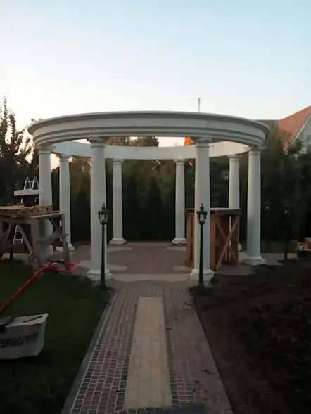 Ротонда тип 5, 8 колонн, диаметр 5700 мм Балюстрада